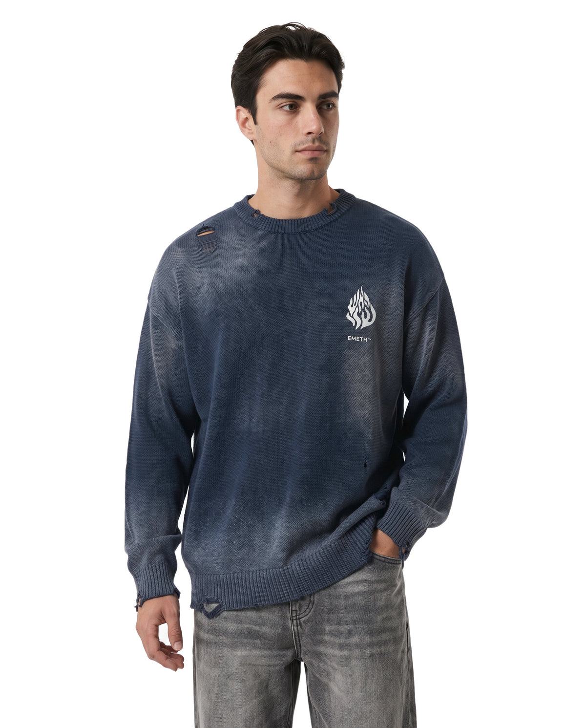 EMETH Flame | Sweat Col Rond Vintage