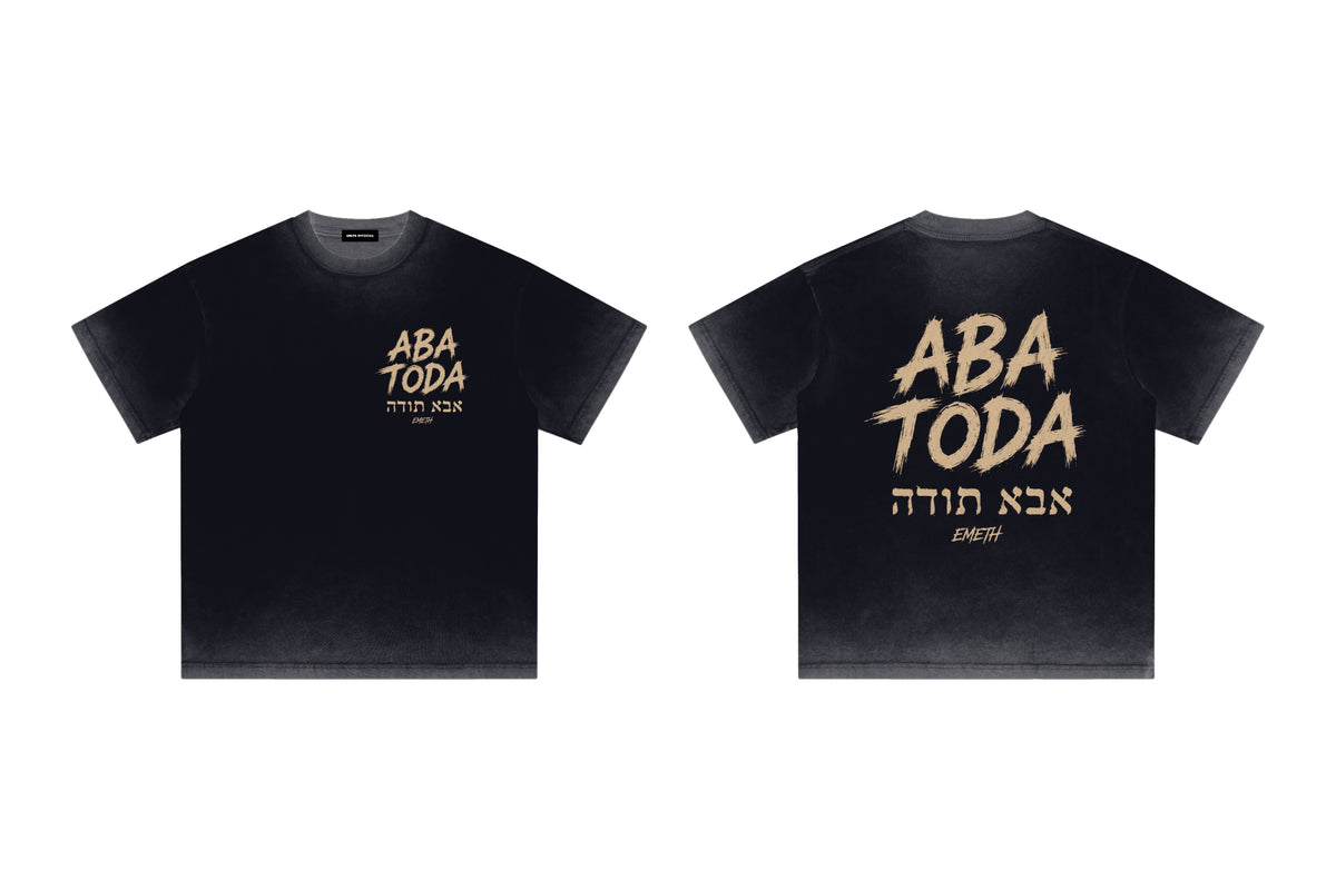 EMETH ABA TODA | T-shirt Vintage Premium 250G