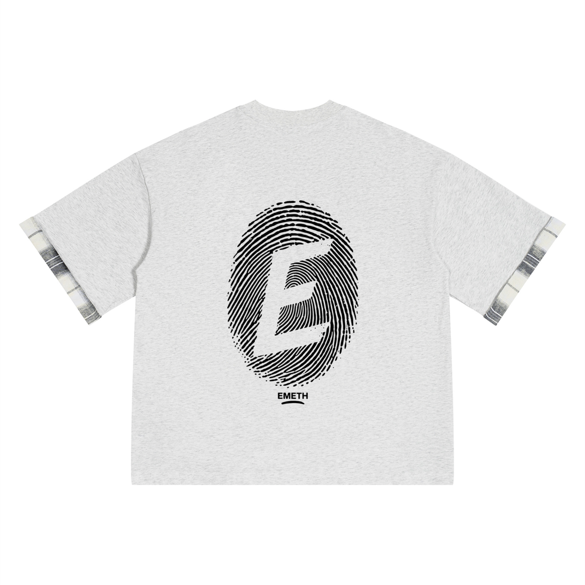 EMETH Emouna Empreinte | T-shirt Empiècements Carreaux