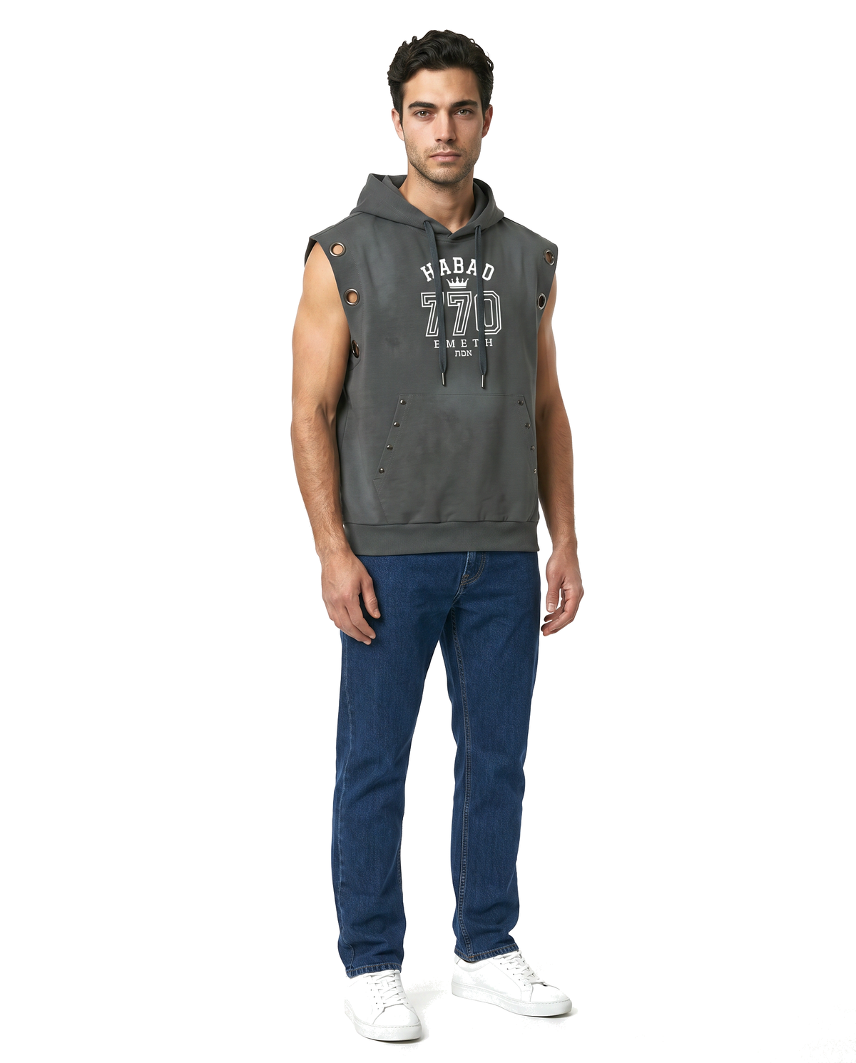 EMETH Habad 770 Vintage | Hoodie Sans Manches