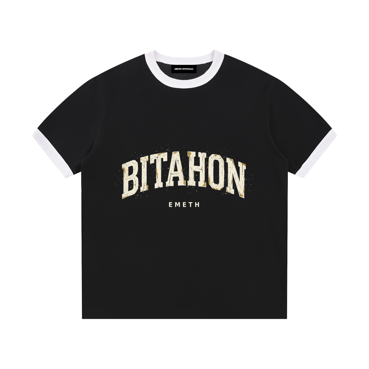 EMETH™ BITAHON — Sweat Col Rond - Noir / S - EMETH
