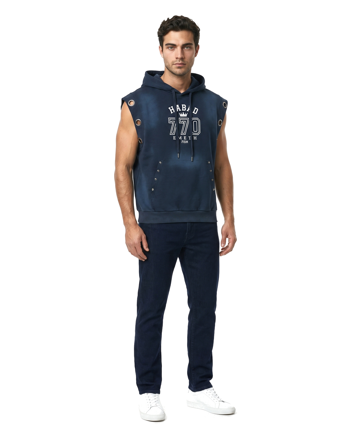 EMETH Habad 770 Vintage | Hoodie Sans Manches