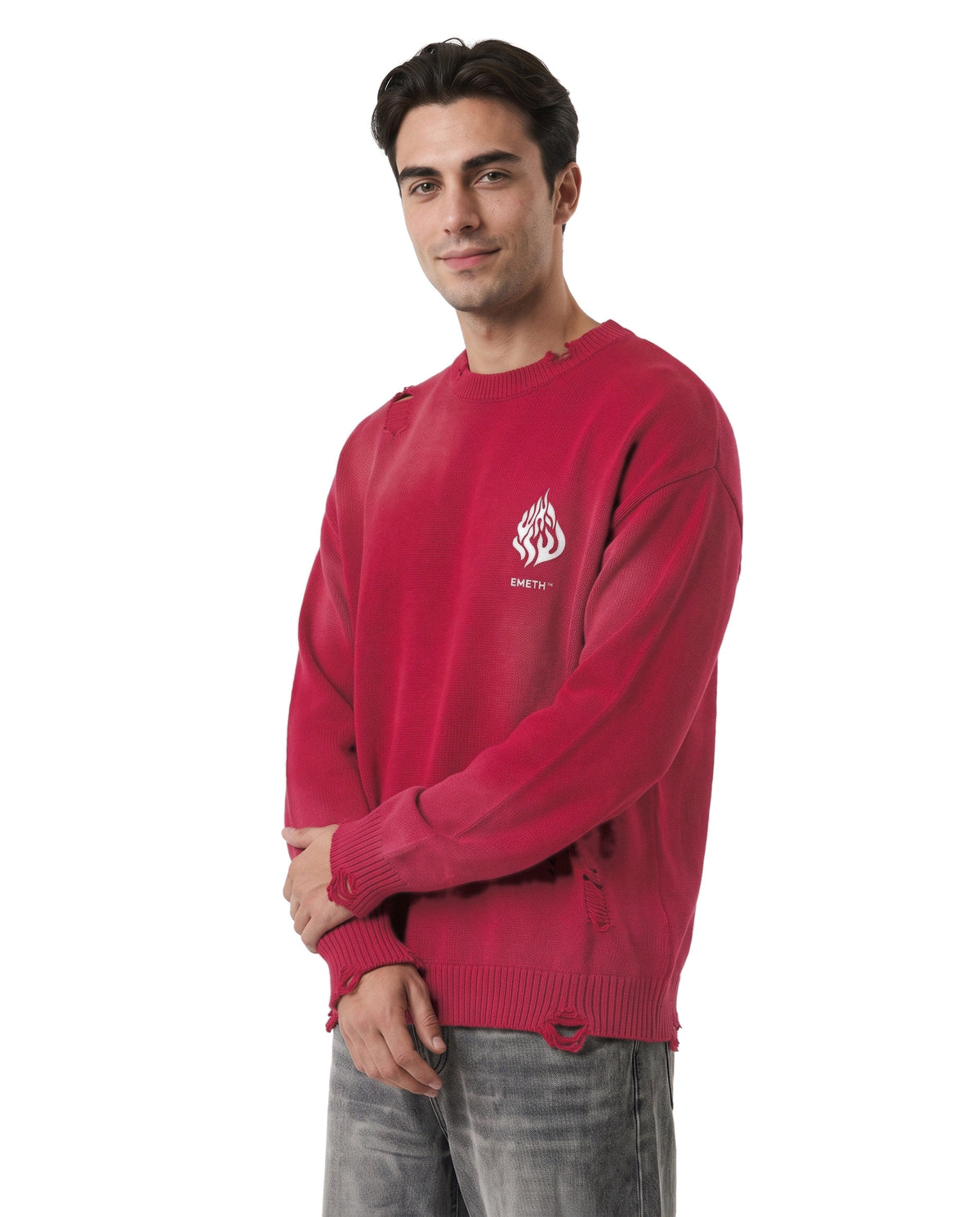EMETH Flame | Sweat Col Rond Vintage