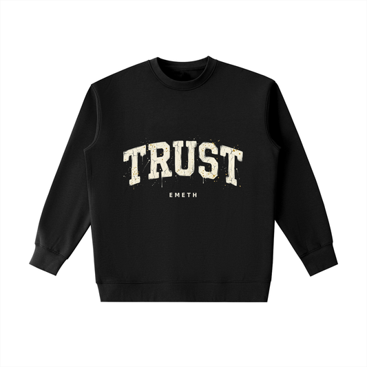 EMETH™ BITAHON — Sweat Col Rond - Noir / S - EMETH