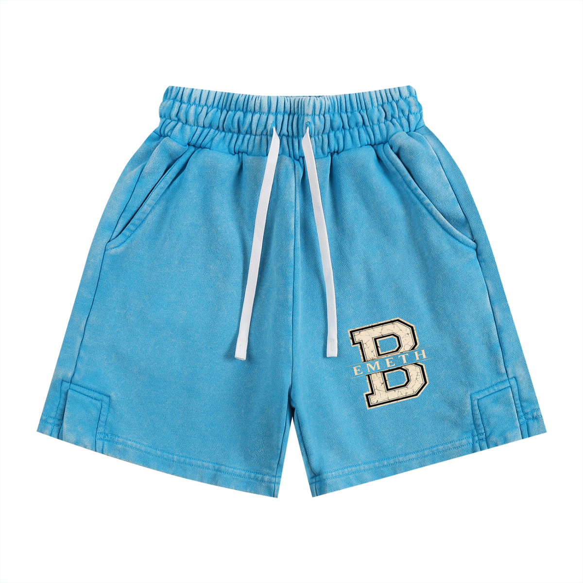 Short Enfant Snow Washed Varsity B – 290 GSM | EMETH Kids
