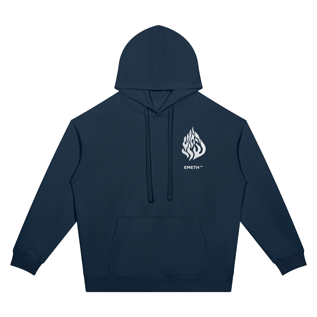 EMETH Flame | Hoodie Oversize Épaules Tombées