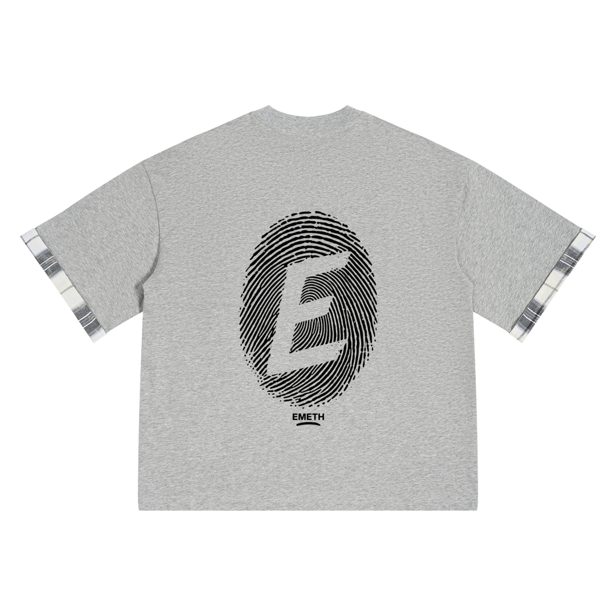 EMETH Emouna Empreinte | T-shirt Empiècements Carreaux