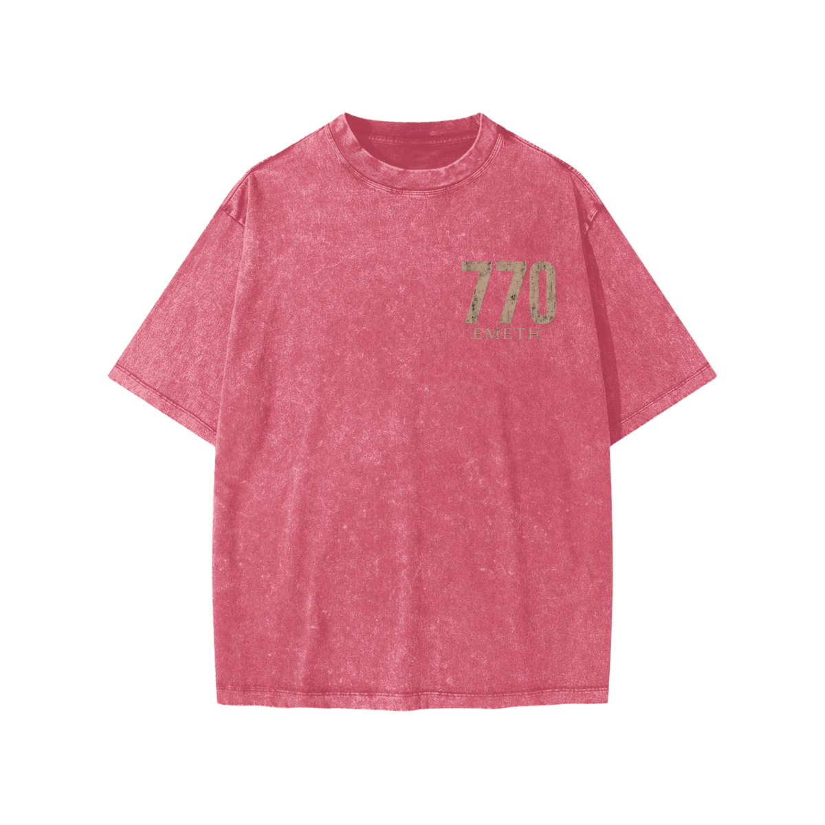 T-shirt Enfant Snow Washed 770 Signature – 270 GSM | EMETH Kids