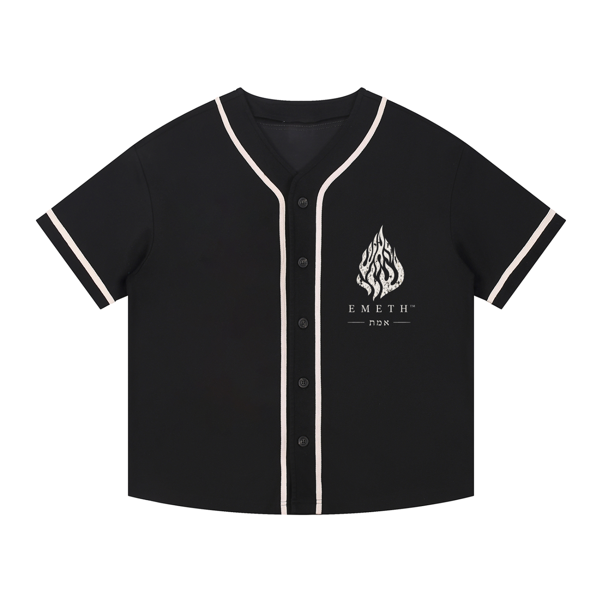 EMETH NAH NAH NAHMAN | Jersey Baseball Boutonné