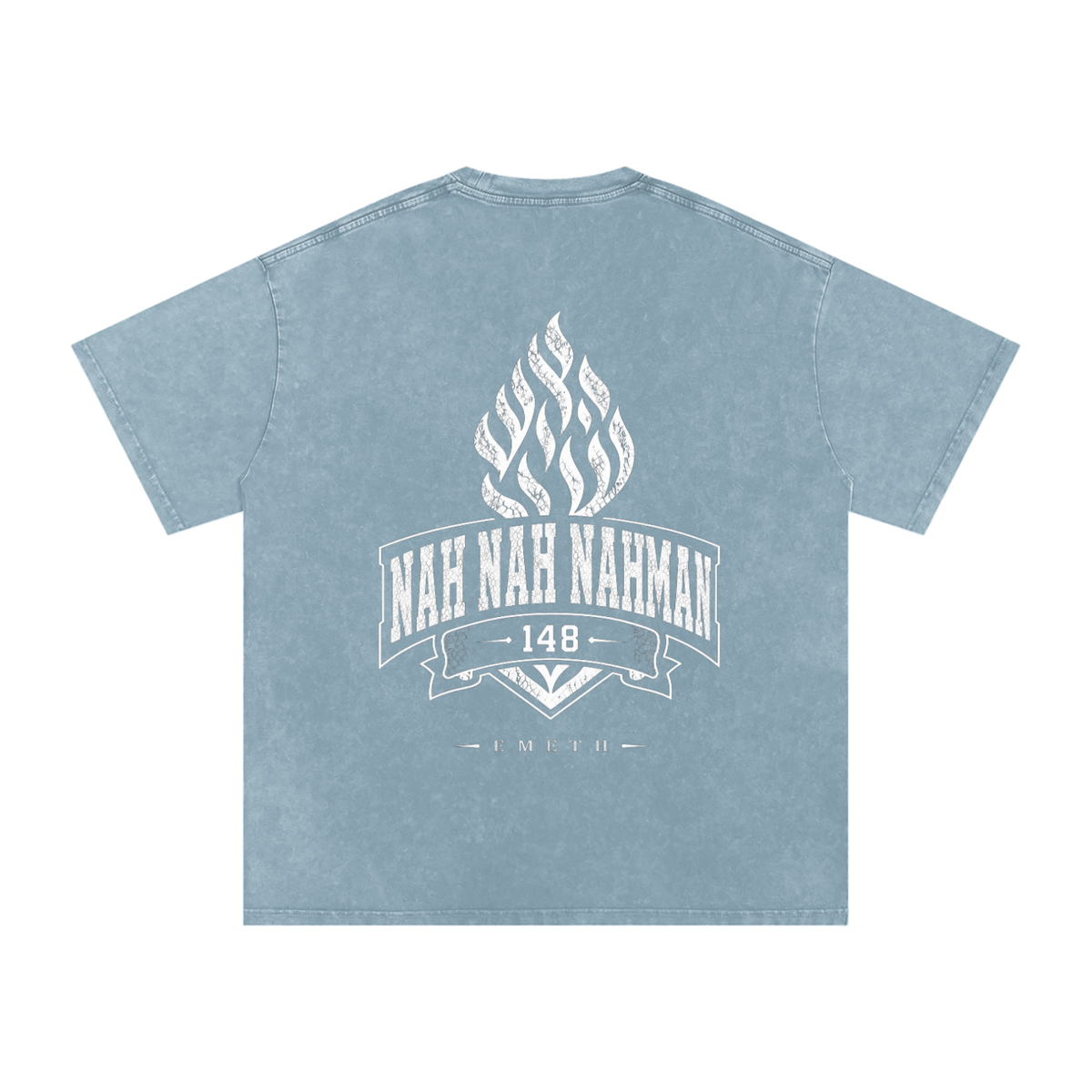 EMETH NAH NAH NAHMAN | T-shirt Snow Wash