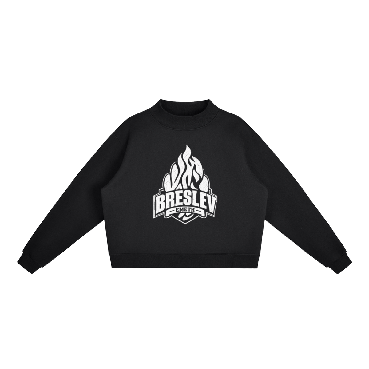 Sweat Femme EMETH™ Breslev Flamme Col Monté