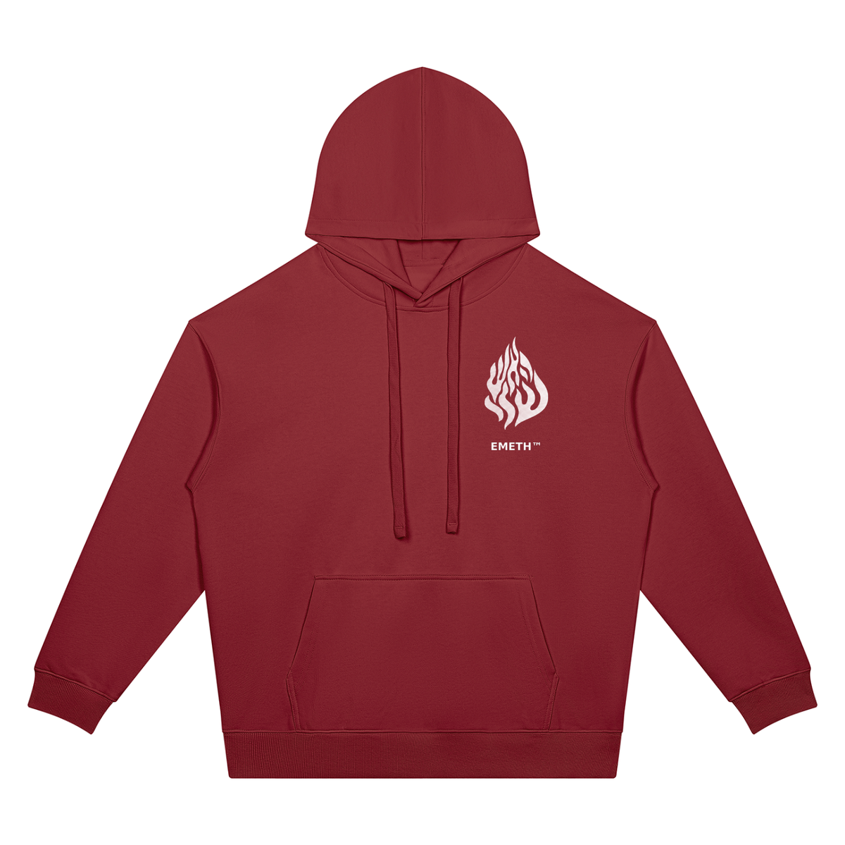 EMETH Flame | Hoodie Oversize Épaules Tombées