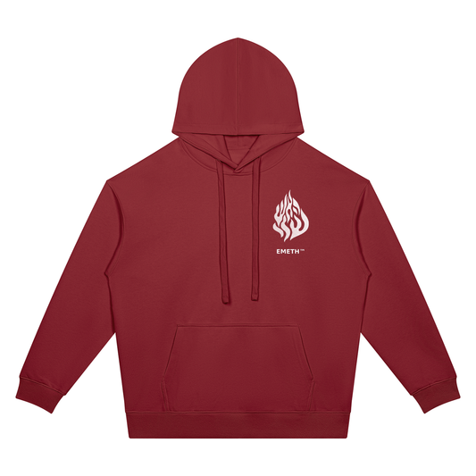 EMETH Flame | Hoodie Oversize Épaules Tombées