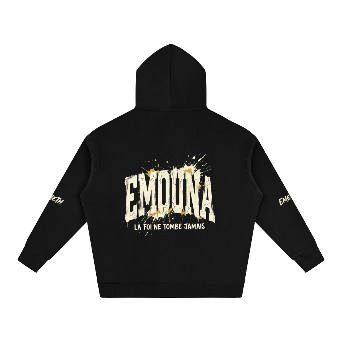 EMETH™ EMOUNA — Hoodie - Noir / S - EMETH