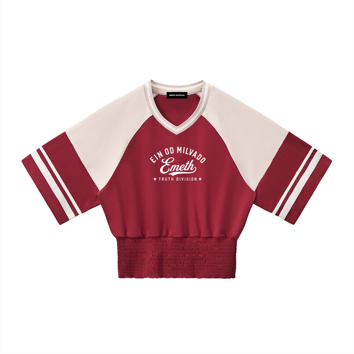 EMETH Ein Od Milvado | T-shirt Femme Color Block Raglan