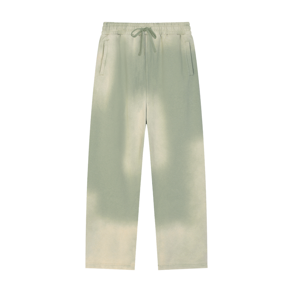 EMETH™ Jogger Sun Fade Bords Bruts | Straight Oversize