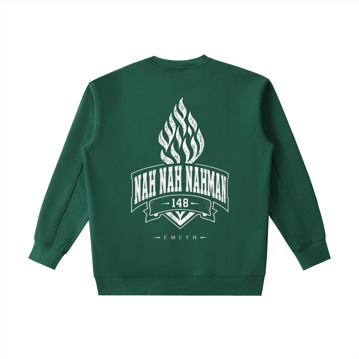 EMETH Essentials | Sweat Col Rond Flamme