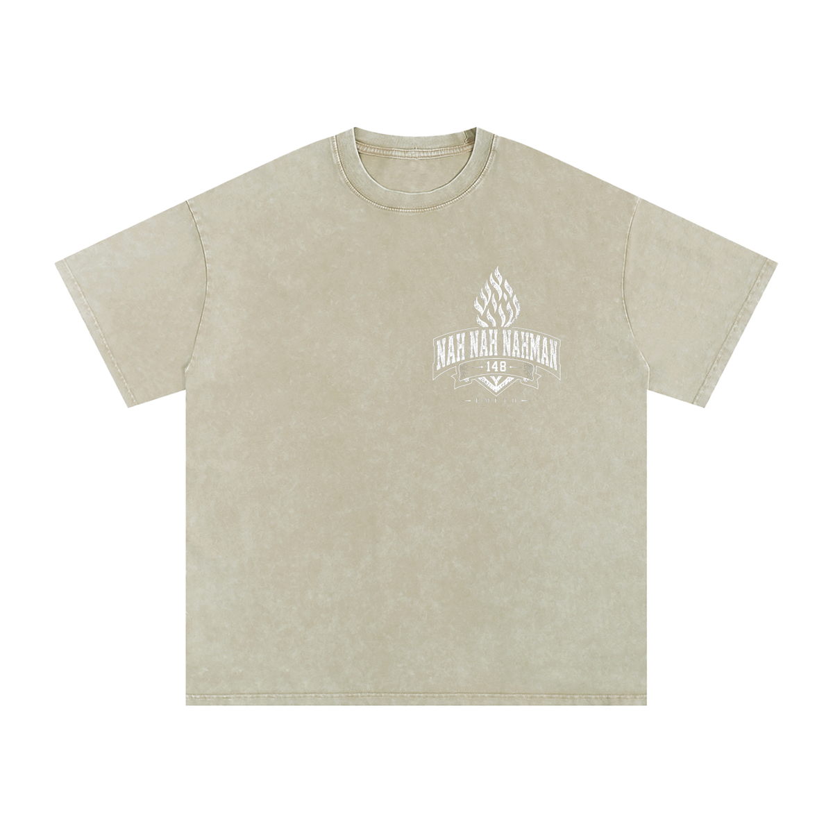EMETH NAH NAH NAHMAN | T-shirt Snow Wash