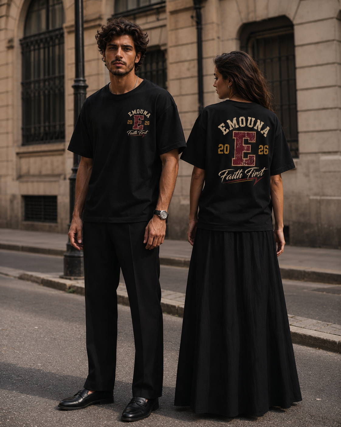 T-shirt Oversize Heavyweight EMOUNA 2026 – 400 GSM | EMETH