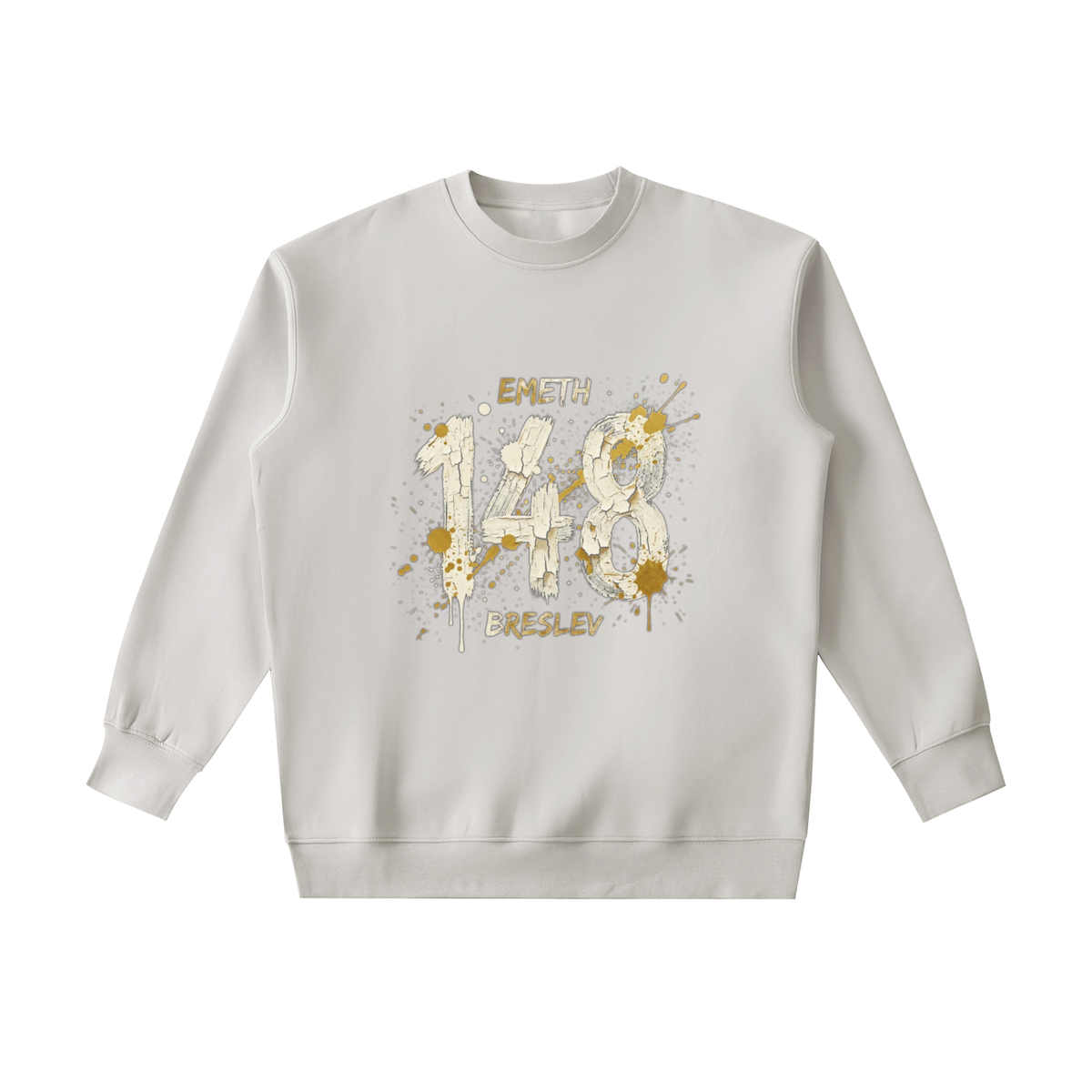 EMETH™ 148 HITBODEDOUT — Sweat Col Rond - Gris / S - EMETH