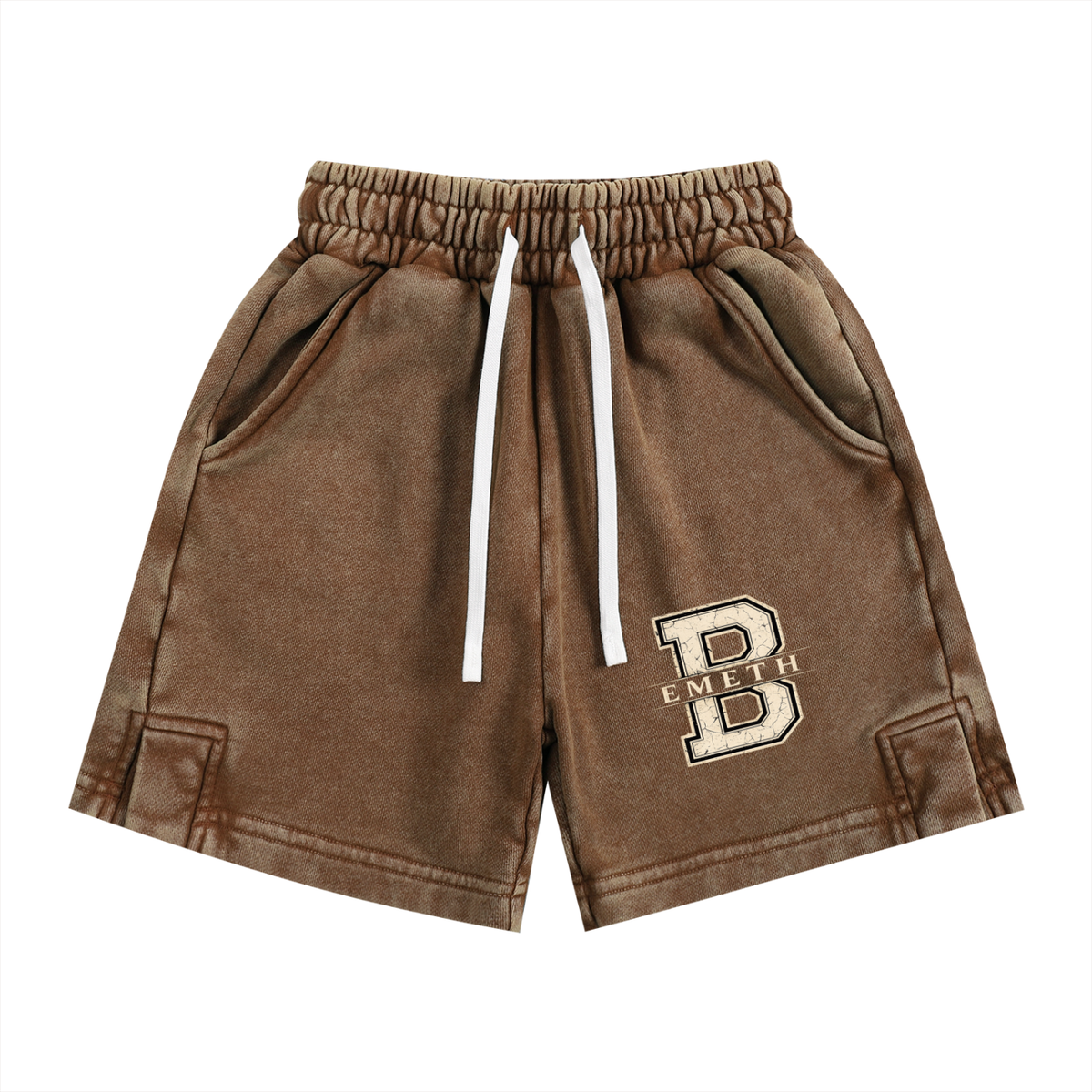 Short Enfant Snow Washed Varsity B – 290 GSM | EMETH Kids