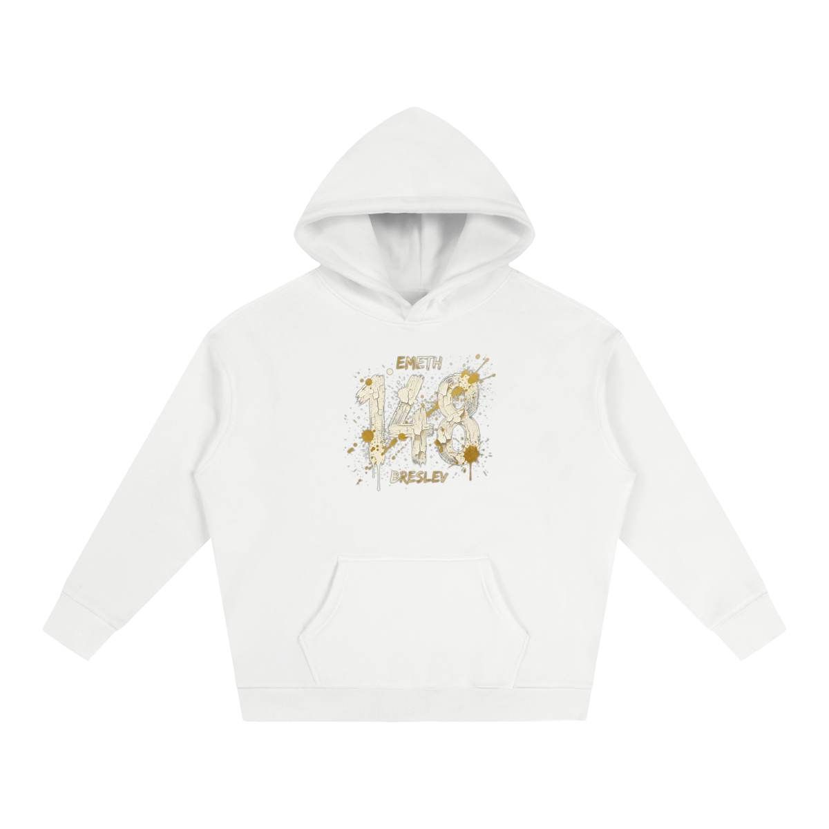 EMETH™ 148 HITBODEDOUT — Hoodie - Blanc / S - EMETH