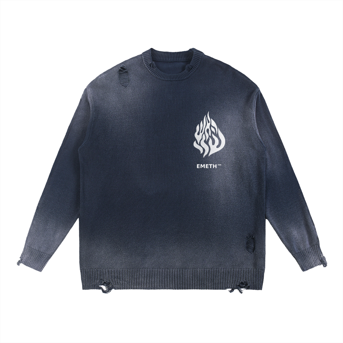 EMETH Flame | Sweat Col Rond Vintage