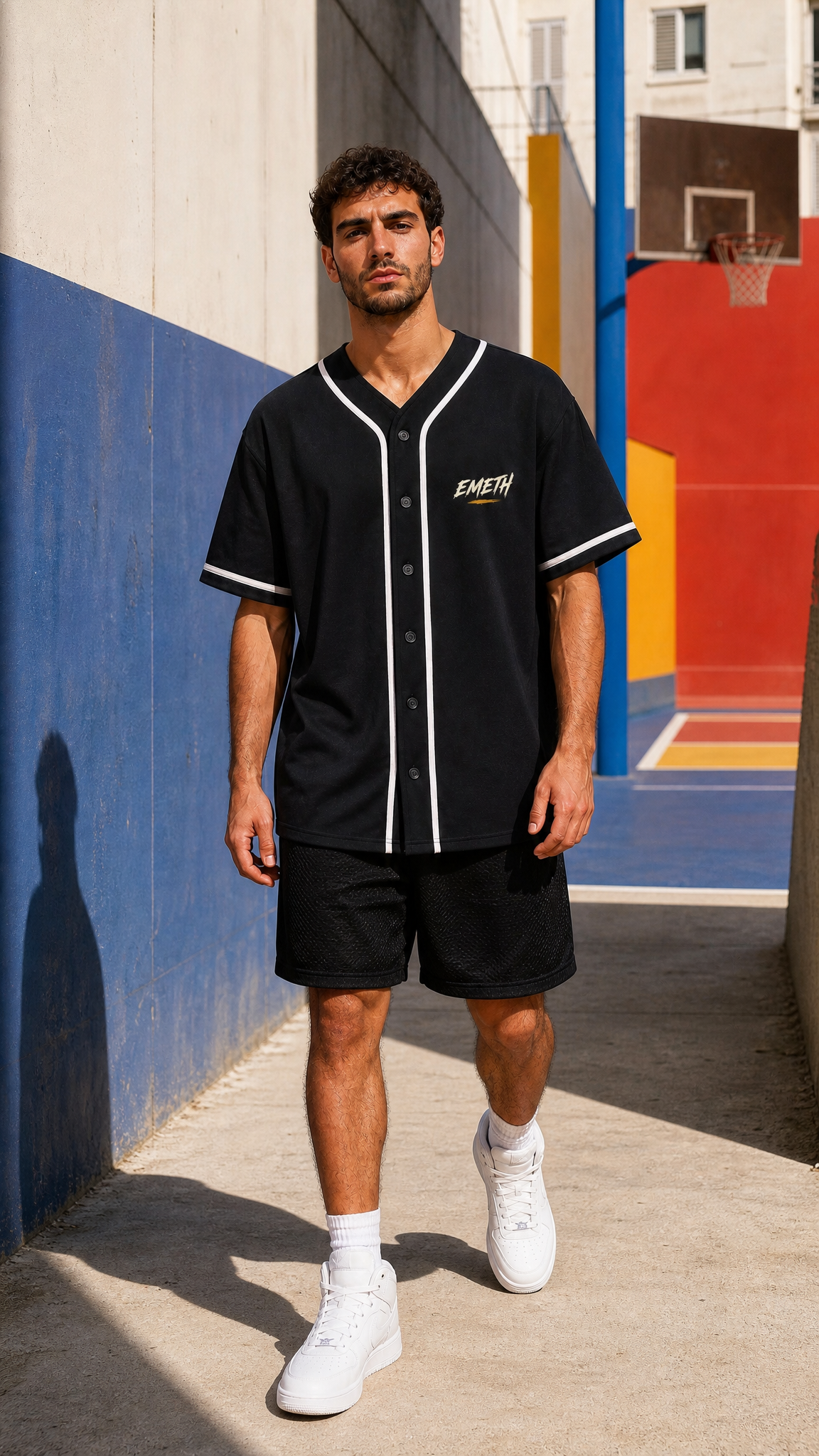 EMETH Chai 18 | Maillot Baseball Premium 270 g/m²