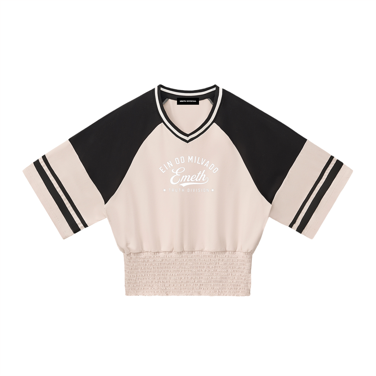 EMETH Ein Od Milvado | T-shirt Femme Color Block Raglan