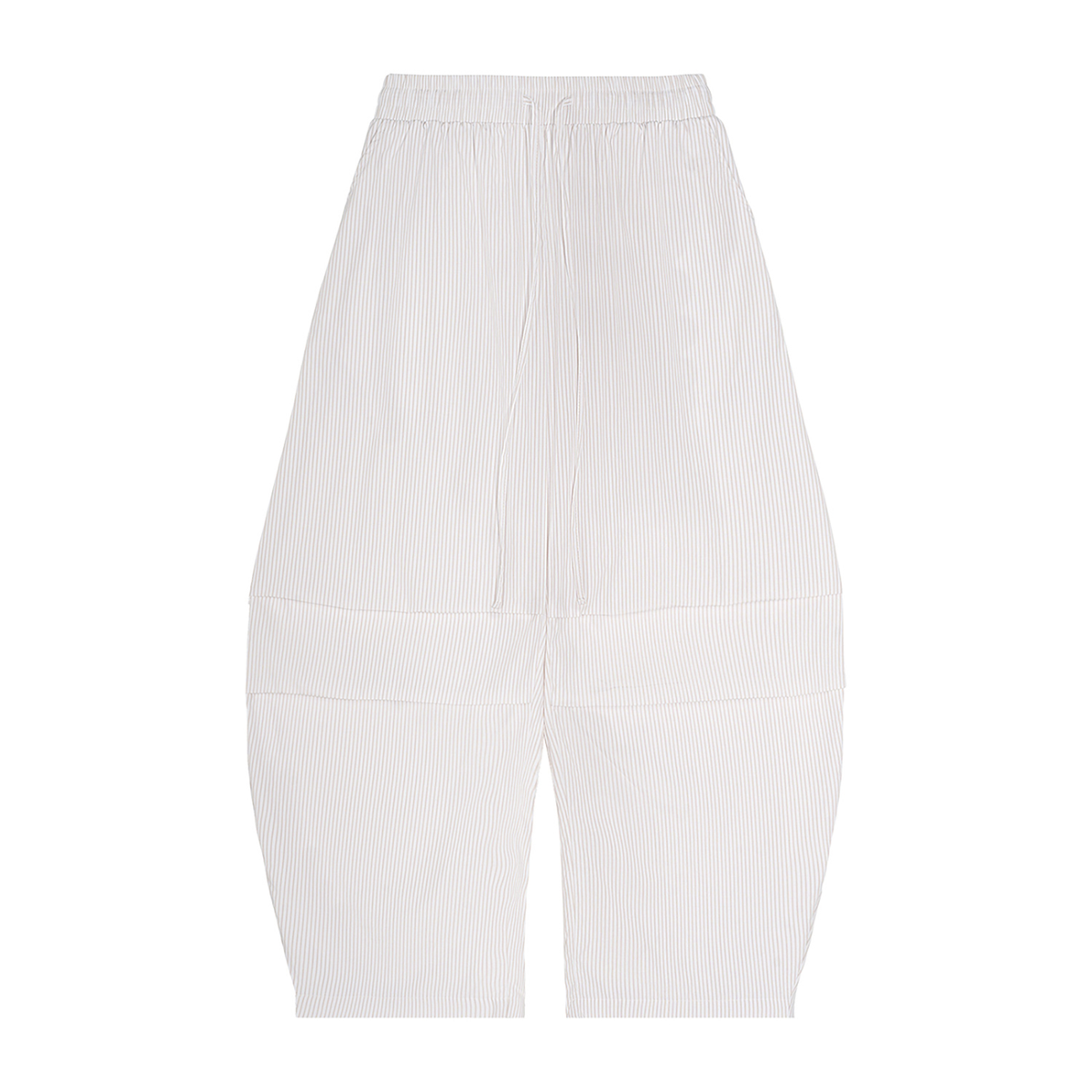 EMETH™ Pantalon Barrel Rayé | Coupe Fuselée Oversize