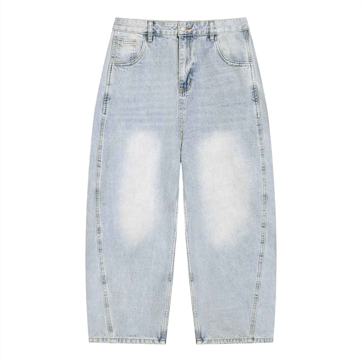 EMETH Denim | Jean Barrel Délavé