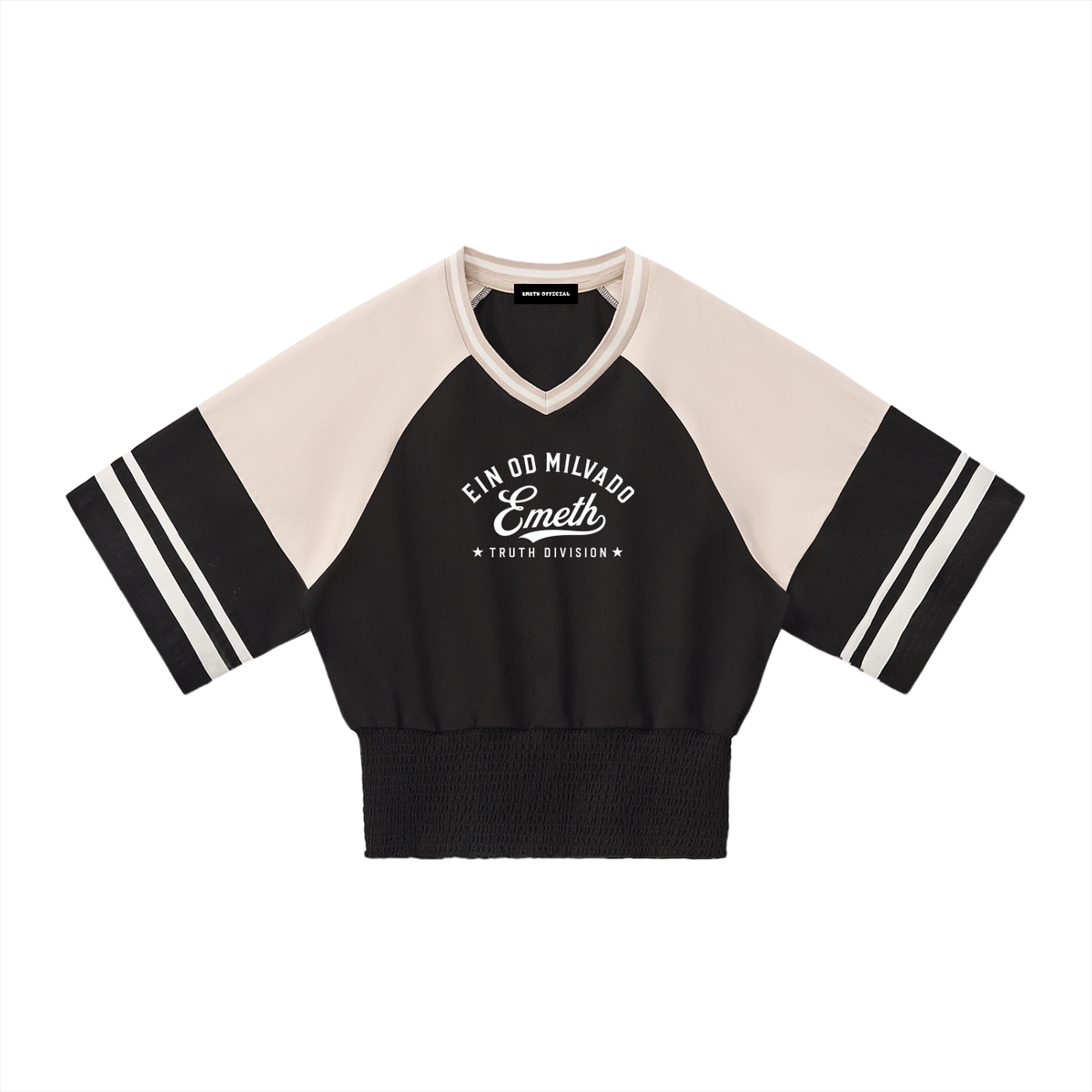 EMETH Ein Od Milvado | T-shirt Femme Color Block Raglan