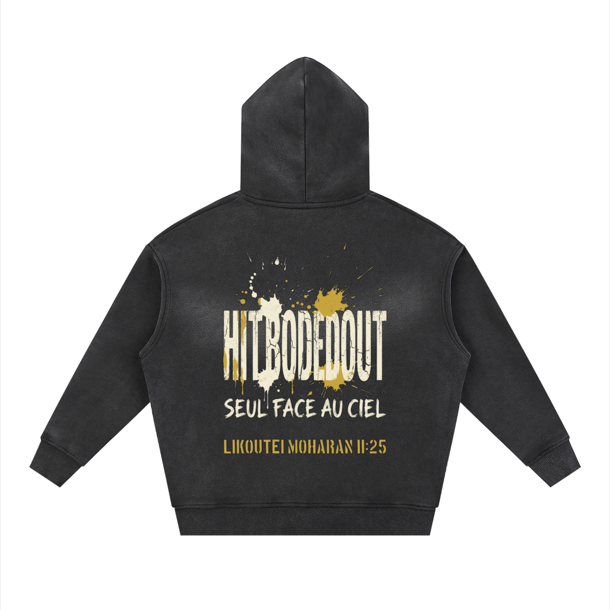 EMETH™ 148 HITBODEDOUT — Hoodie Zippé - Noir / S - EMETH