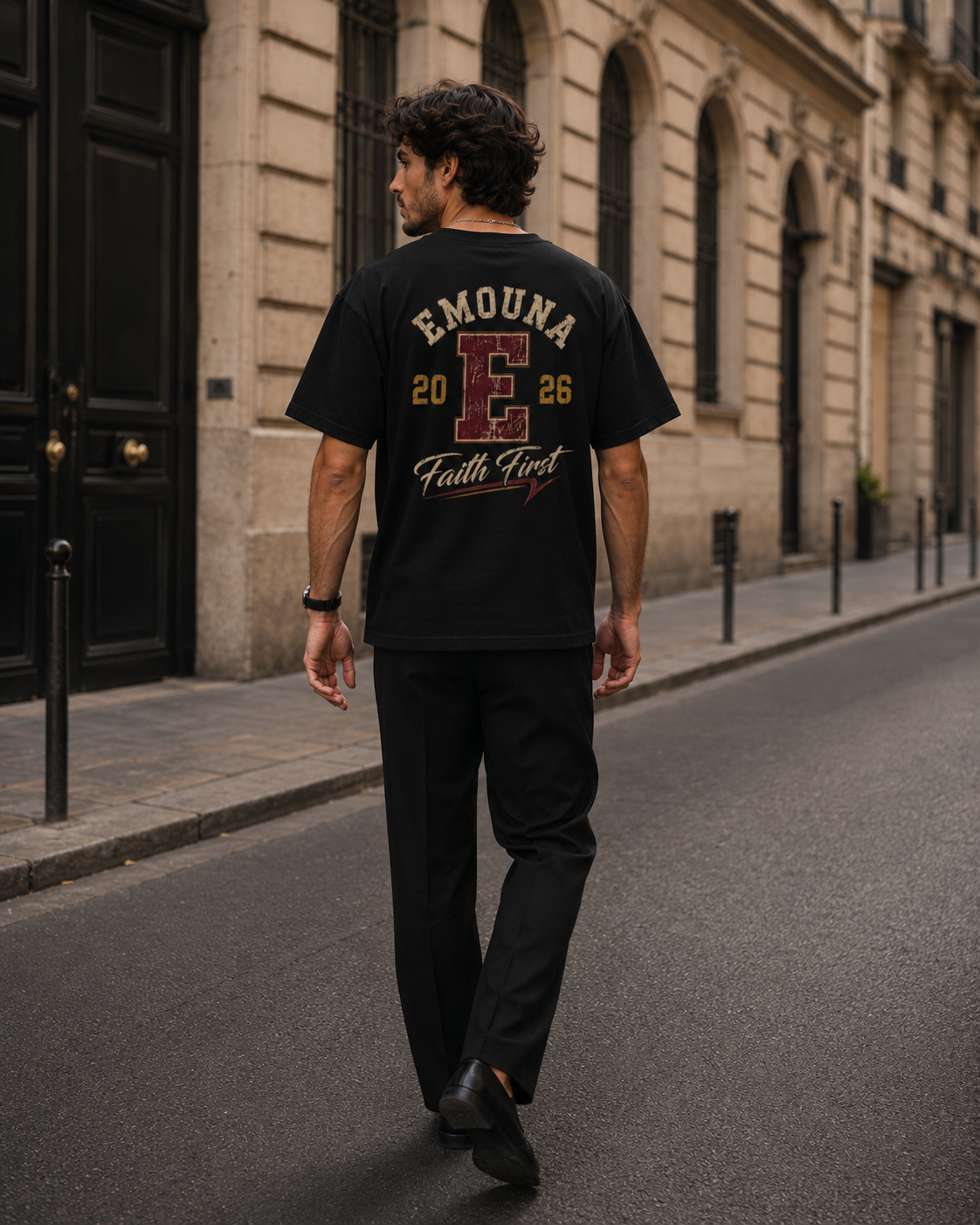 T-shirt Oversize Heavyweight EMOUNA 2026 – 400 GSM | EMETH