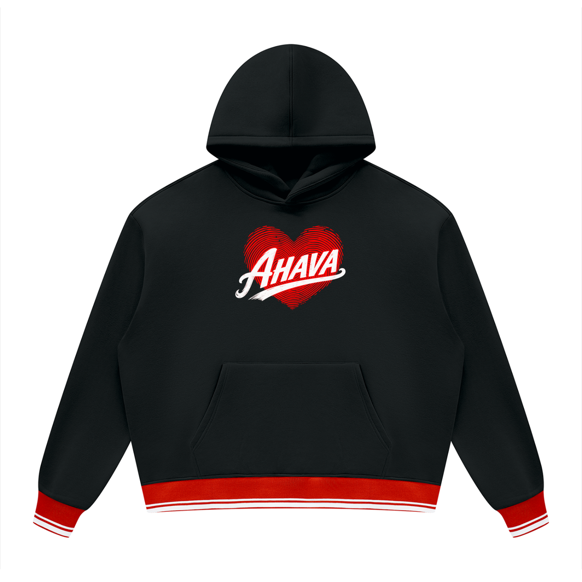 EMETH AHAVA | Hoodie Oversize Color Block Polaire 345G