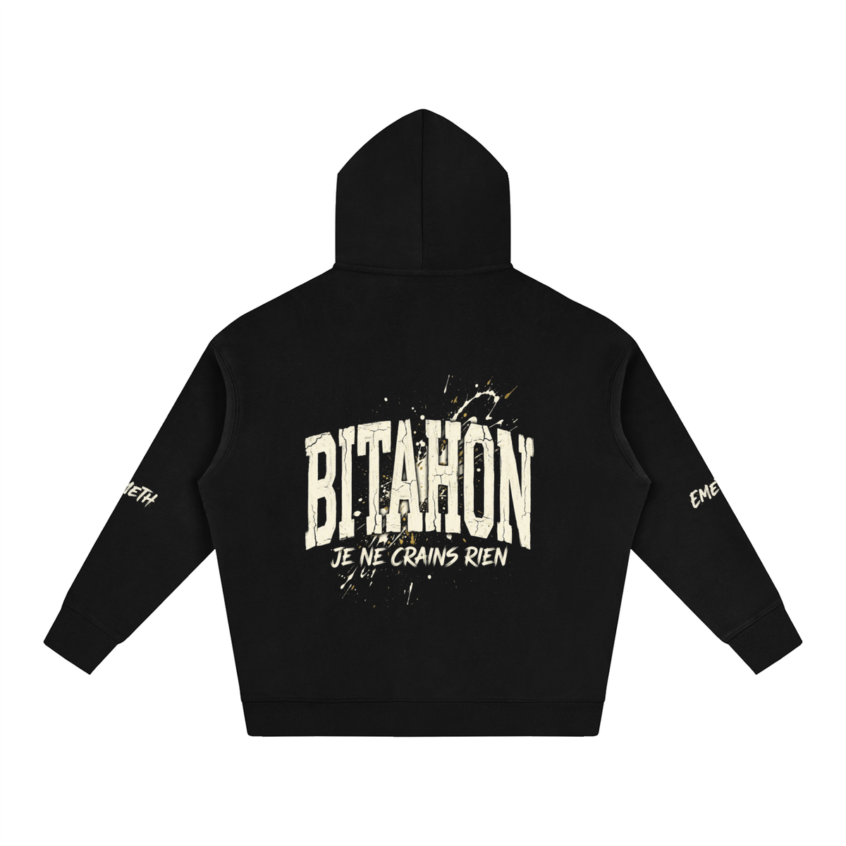 EMETH™ BITAHON — Hoodie - Noir / S - EMETH