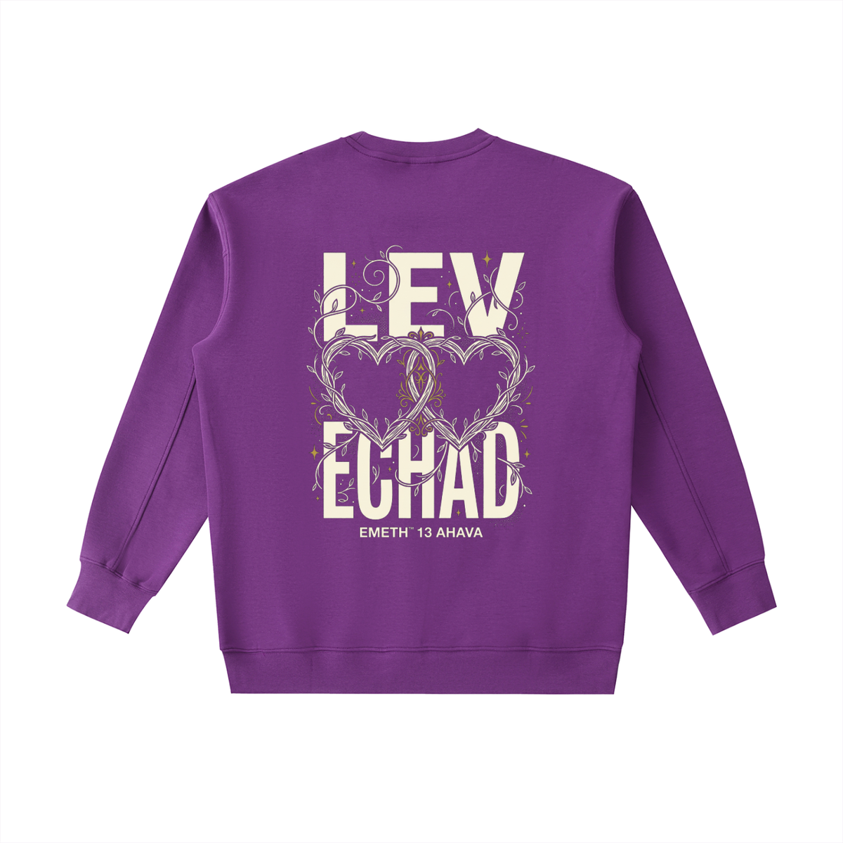 EMETH Essentials | Sweat Col Rond Écusson