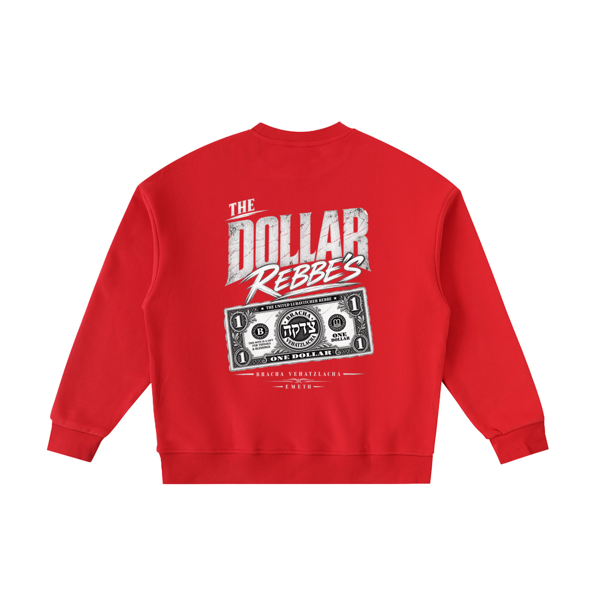 EMETH Kids DOLLAR REBBE'S | Sweat Col Rond Molleton