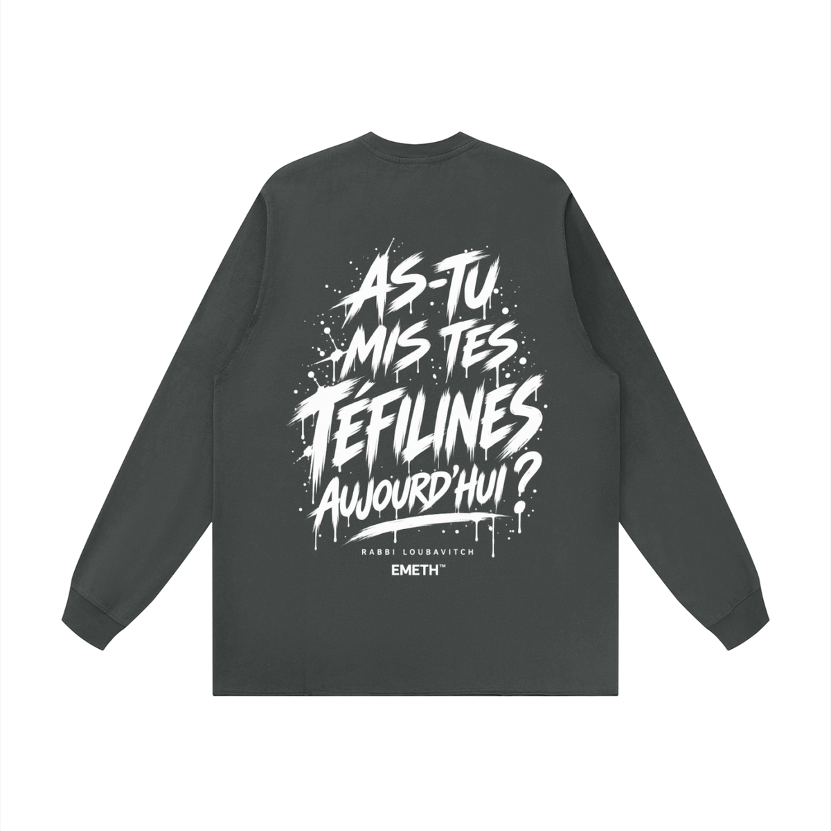 EMETH Mivtzaim Téfilines | T-shirt Manches Longues