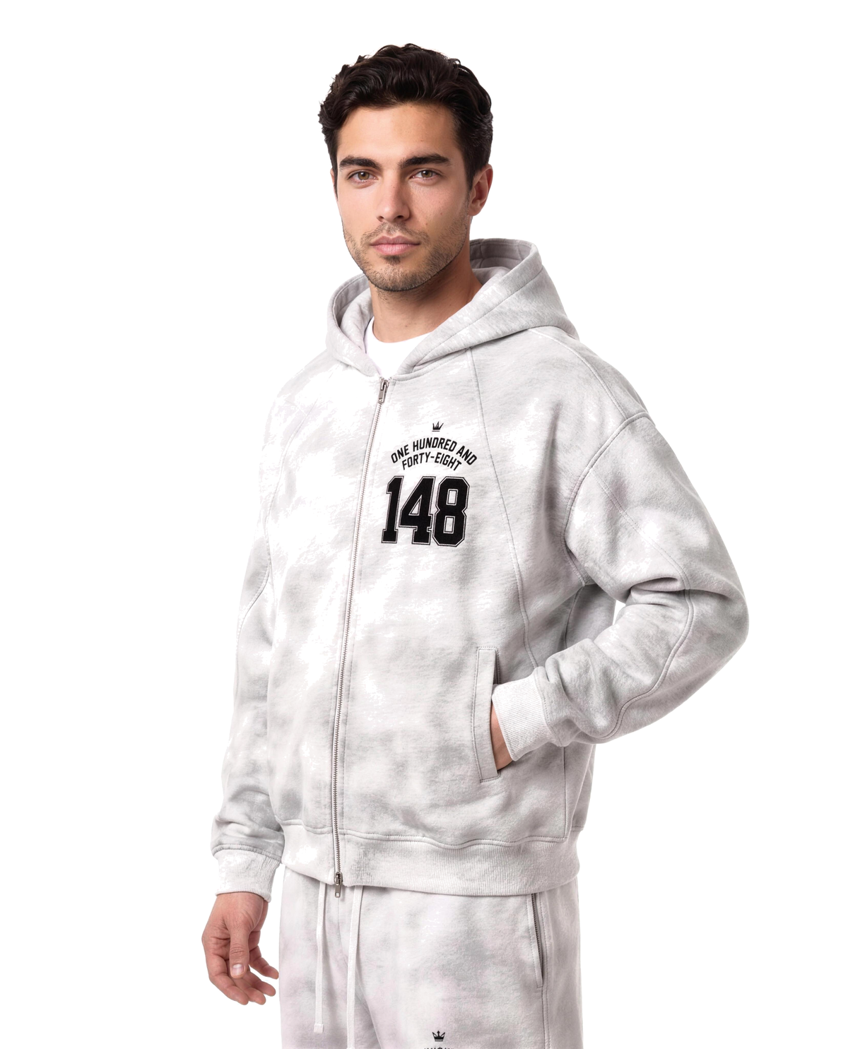 EMETH 148 Vintage Zip Hoodie mannequin 4K