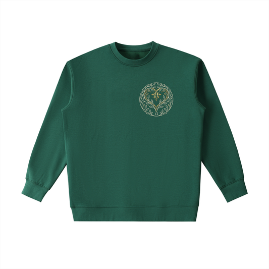 EMETH Essentials | Sweat Col Rond Écusson