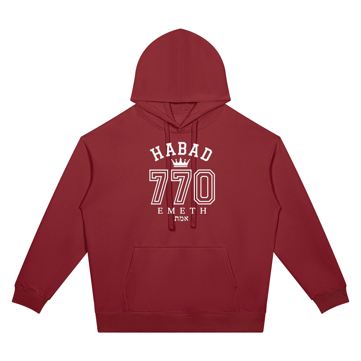 EMETH Habad 770 | Hoodie Oversize Épaules Tombées
