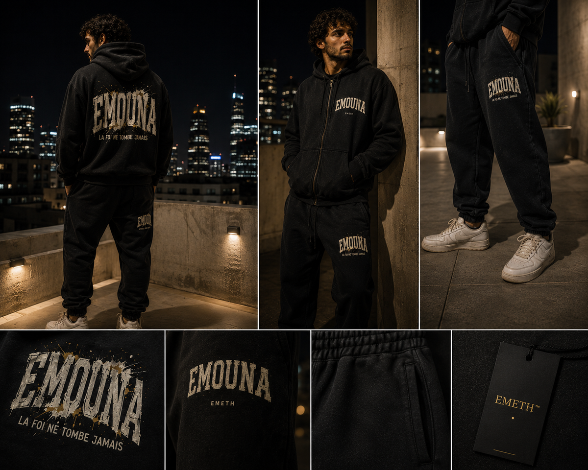 EMETH™ EMOUNA — Jogger - Noir / S - EMETH