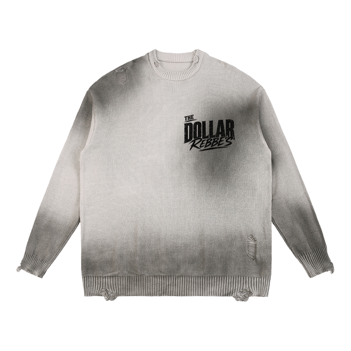 EMETH DOLLAR REBBE'S | Crewneck Distressed Coton Lourd 425G