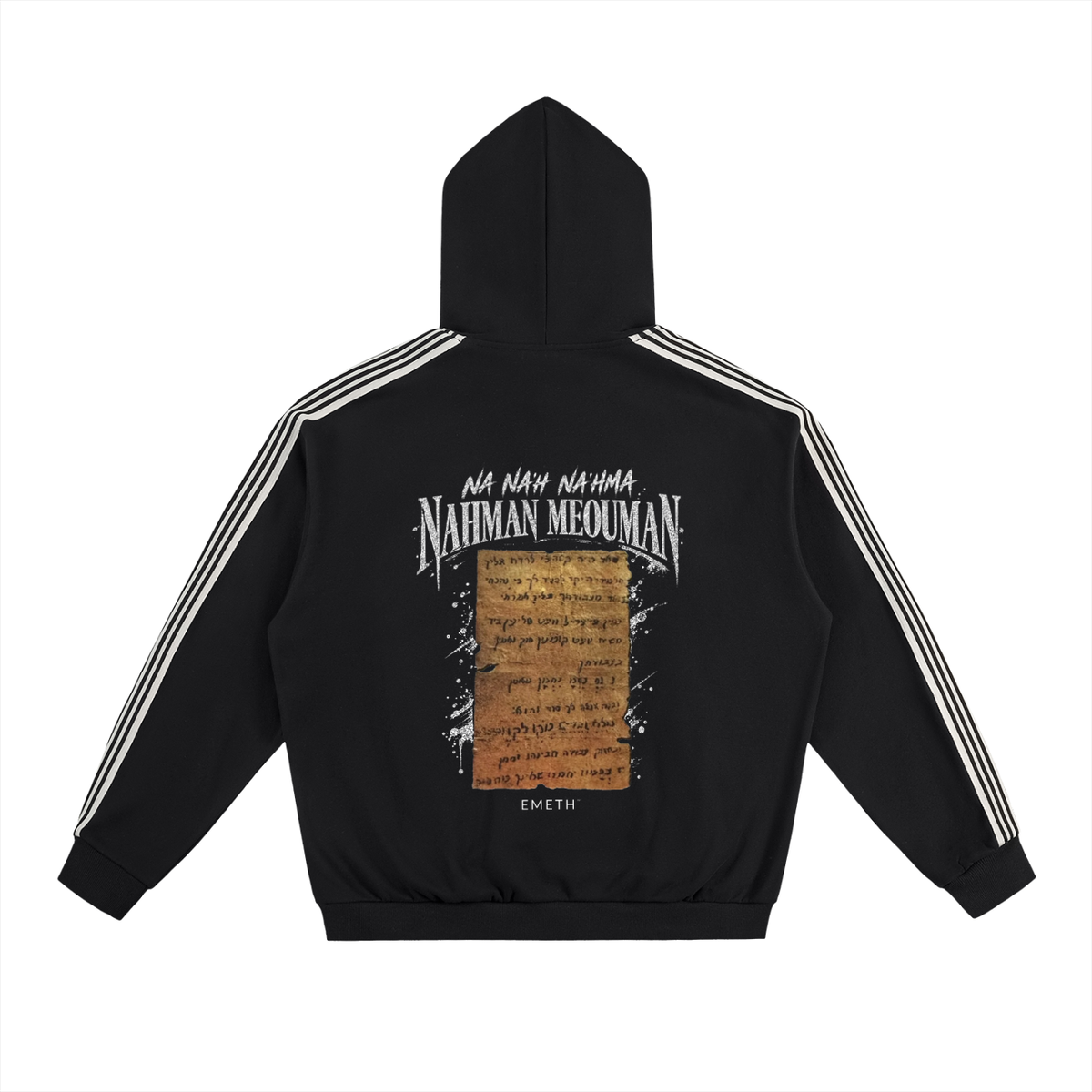 Hoodie Oversize EMETH™ 148 Petek Rabbi Nahman Bandes