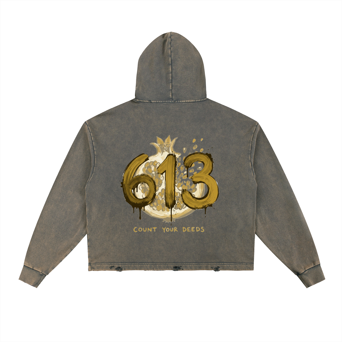 EMETH™ 613 — Hoodie Pomegranate - Gris / S - EMETH