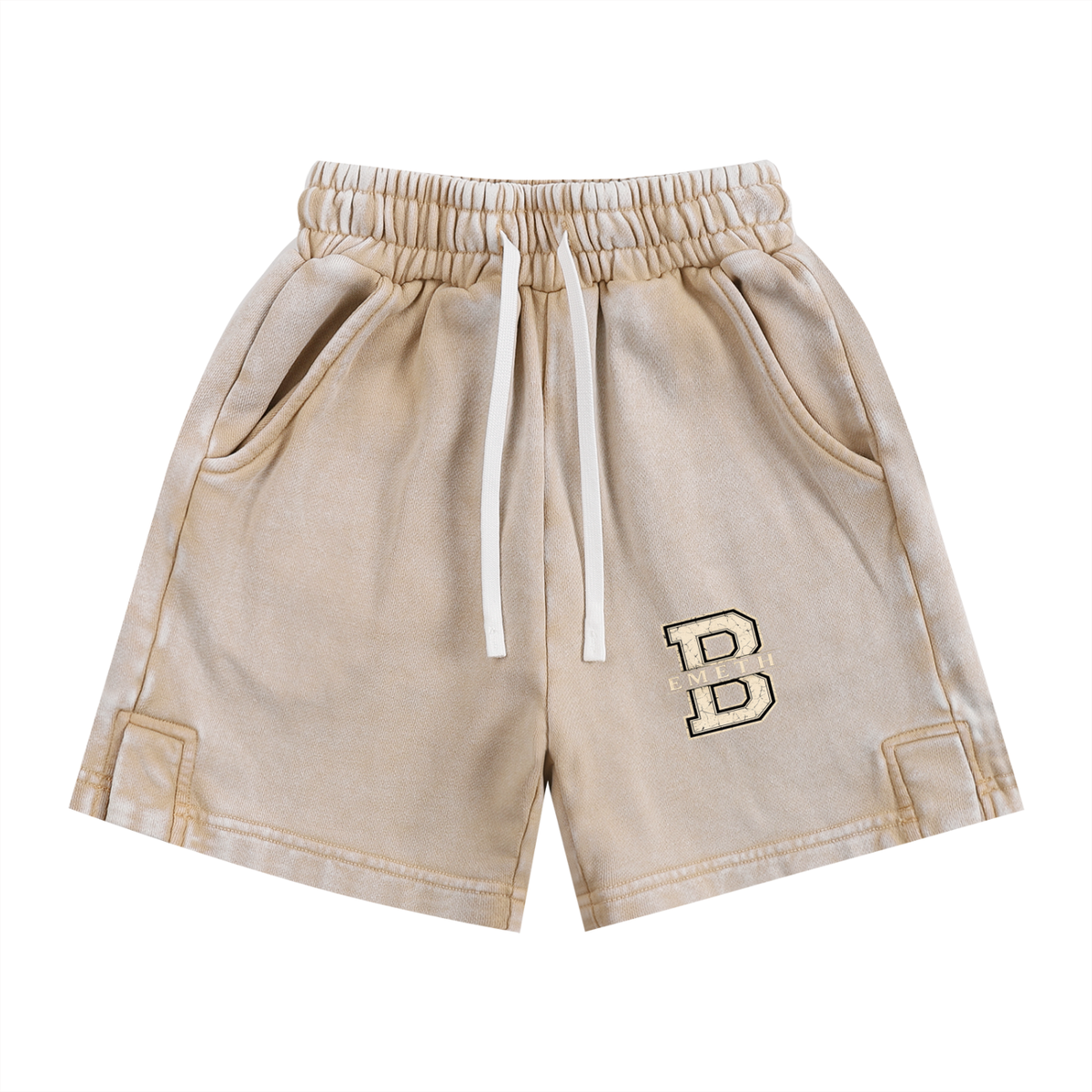 Short Enfant Snow Washed Varsity B – 290 GSM | EMETH Kids
