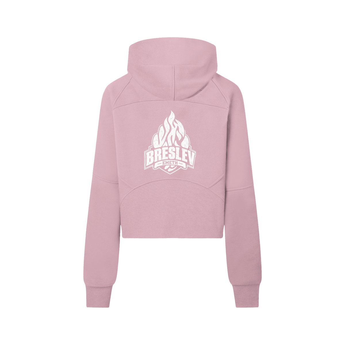 EMETH BRESLEV | Sweat à Capuche Femme Demi-Zip Court