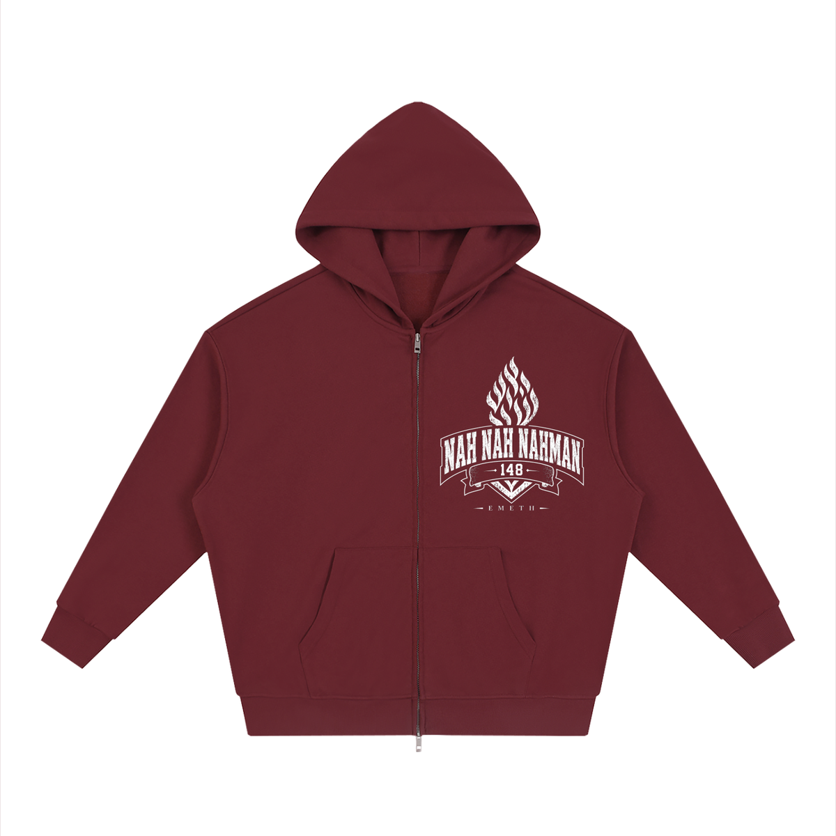 EMETH NAH NAH NAHMAN | Hoodie Zippé 430G