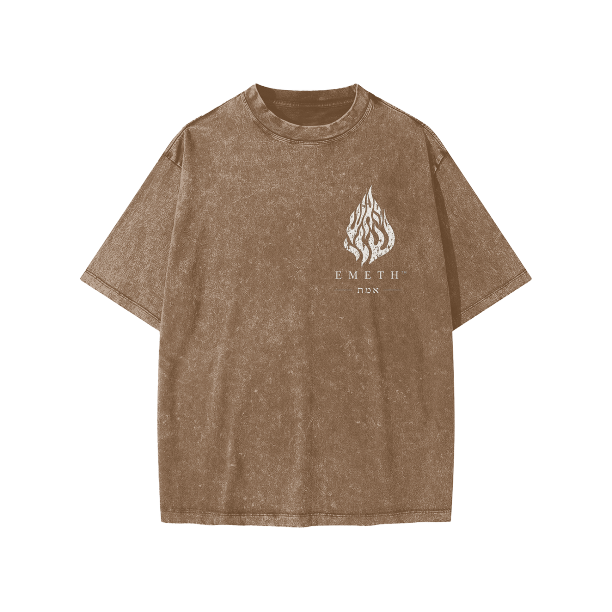 EMETH Kids NA NACH | T-shirt Snow Wash Enfant